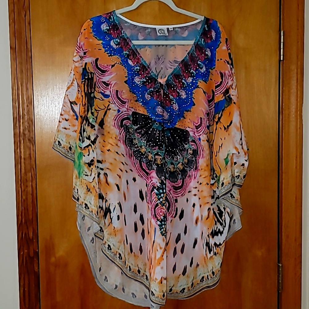 Embellished Beach Cover-up ⛱️ or Shawl